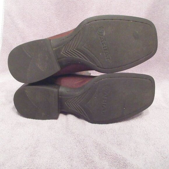 Ariat Sport Wide Square Toe Cowboy Boots Mens 12 D Green Leather Cowboy Botas - Picture 14 of 14